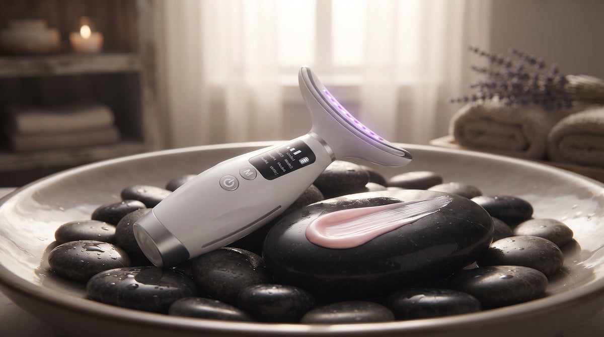 Face & Neck Massager 7 Modes, USB Rechargeable