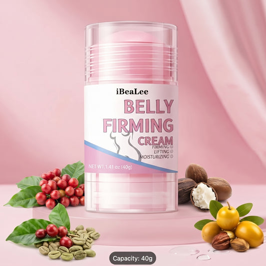 Belly Firming Cream Stick – Caffeine, Shea Butter, Jojoba Oil & Hyaluronic Acid | Lift, Tighten & Moisturise