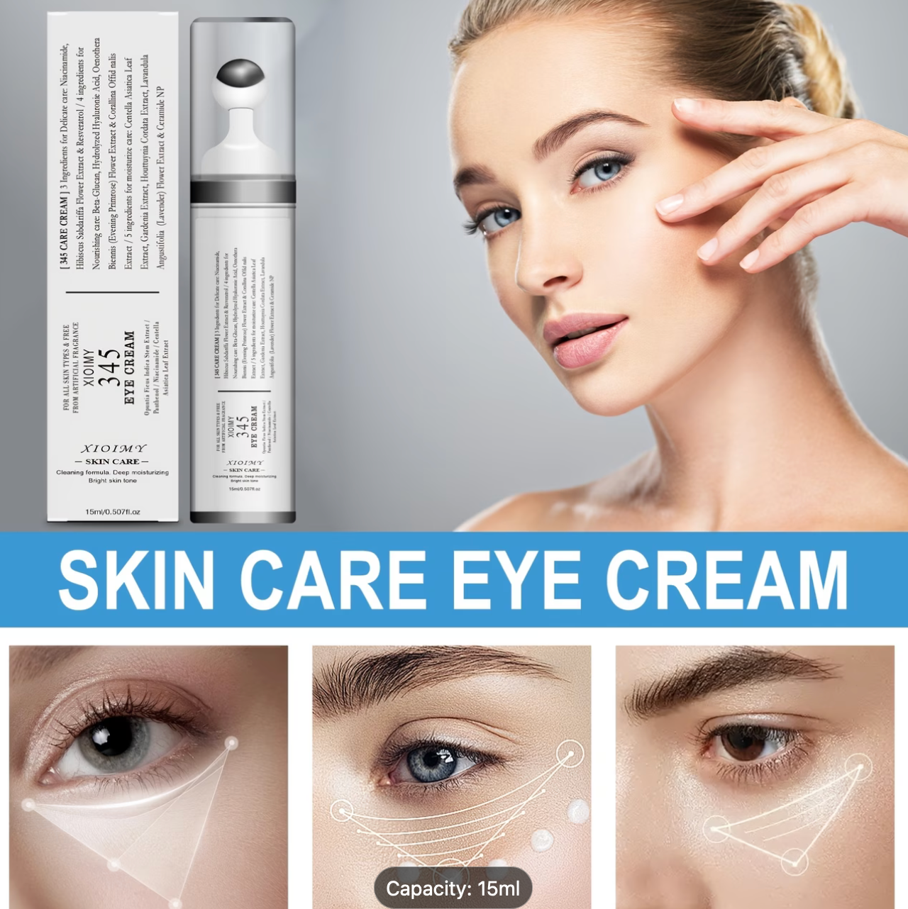 345 Eye Intensive Moisturizing & Firming Cream 15ml