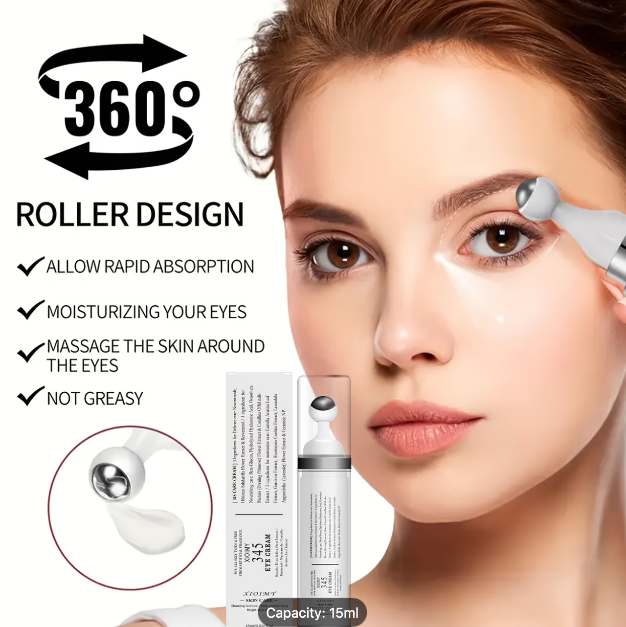 345 Eye Intensive Moisturizing & Firming Cream 15ml