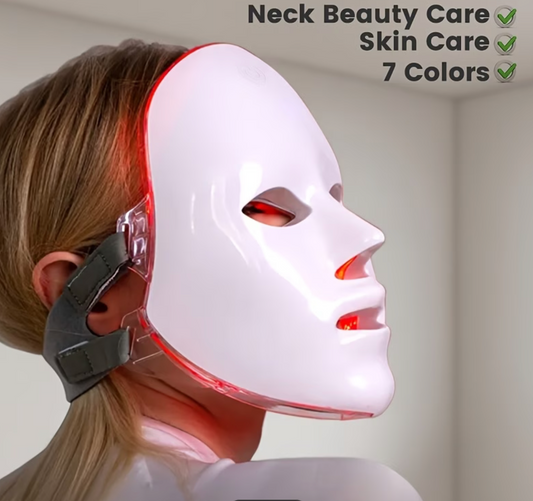 7-Color LED Facial Beauty Mask – Portable Light Therapy Skincare Device