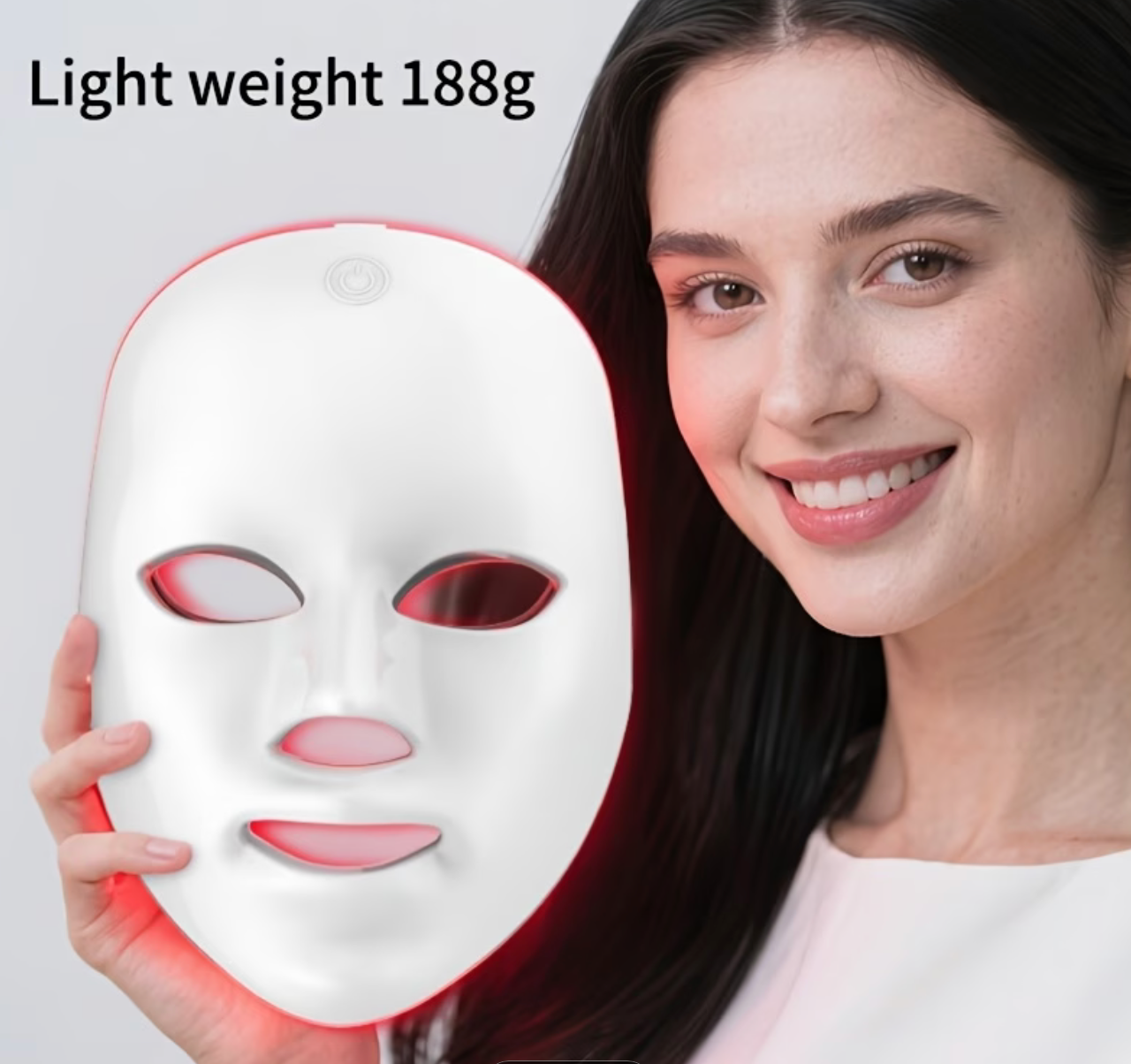 7-Color LED Facial Beauty Mask – Portable Light Therapy Skincare Device