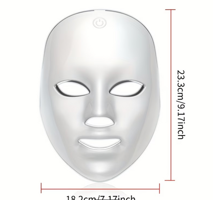7-Color LED Facial Beauty Mask – Portable Light Therapy Skincare Device