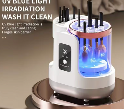 Fully Automatic Makeup Brush Cleaner – Electric Deep Clean & Quick-Dry All-in-One Machine