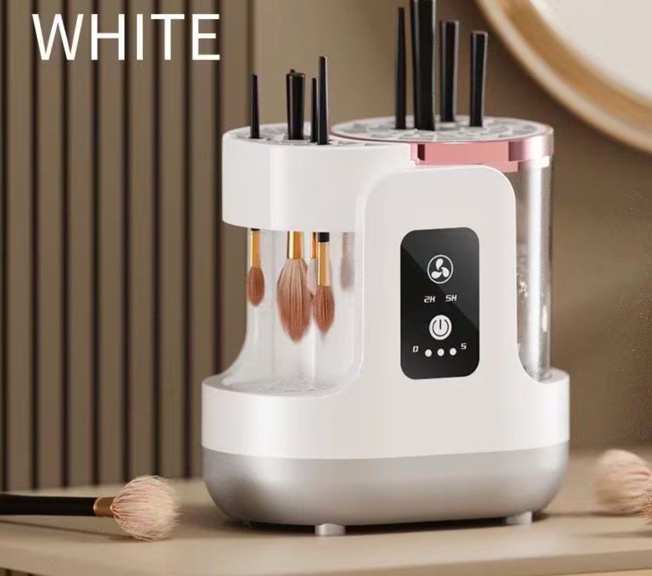 Fully Automatic Makeup Brush Cleaner – Electric Deep Clean & Quick-Dry All-in-One Machine