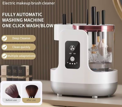 Fully Automatic Makeup Brush Cleaner – Electric Deep Clean & Quick-Dry All-in-One Machine