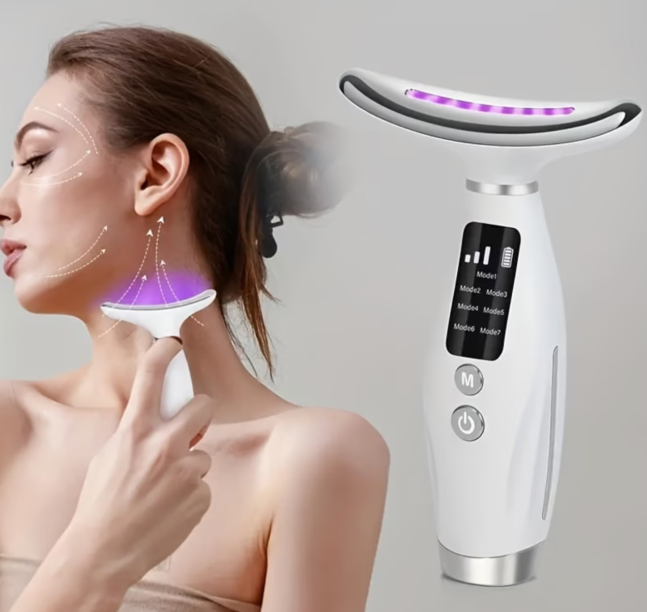 Face & Neck Massager – 7 Modes, USB Rechargeable | The Perfect Gift