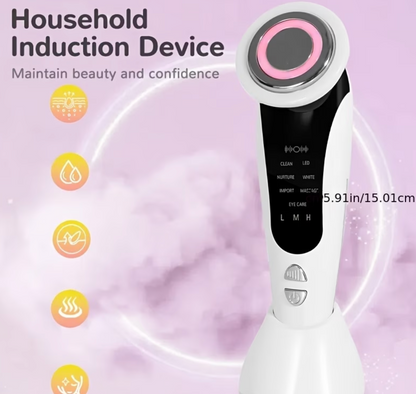 Handheld Facial Lifting & V-Face Beauty Device – LED Light Therapy, Neck & Eye Massager