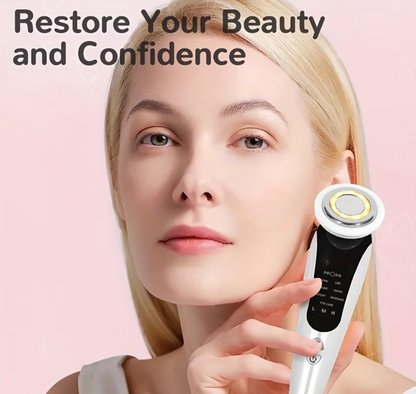 Handheld Facial Lifting & V-Face Beauty Device – LED Light Therapy, Neck & Eye Massager